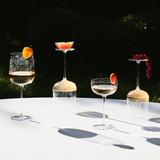 Midnight Flowers Tableware - Champagne Coupe (Box of 4)