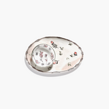 Midnight Flowers Tableware - צלחת אובלית גדולה 