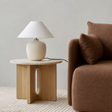 Androgyne Side Table Ø50 - Marble Top by Audo