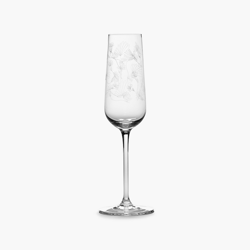 Midnight Flowers Tableware - Champagne Flute (Box of 4) by Serax - Marni