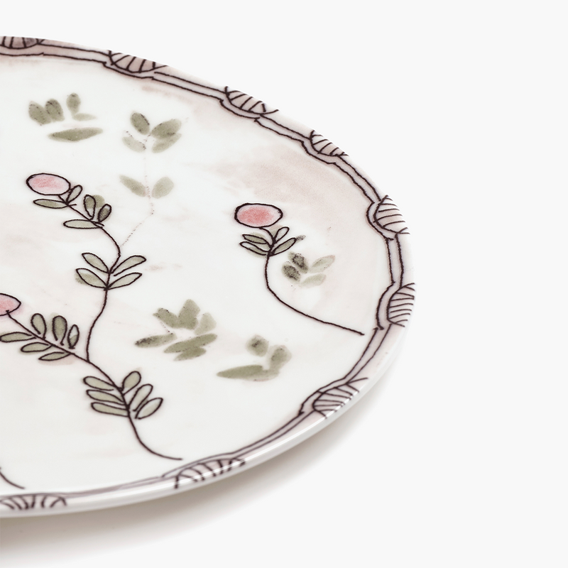 Midnight Flowers Tableware - Plates (Box of 2)