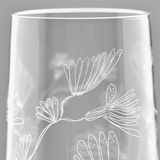 Midnight Flowers Tableware - Champagne Flute (Box of 4)