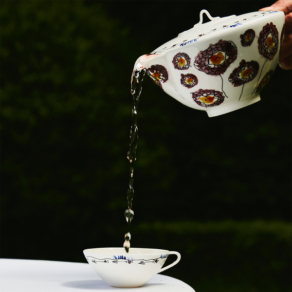 Midnight Flowers Tableware - Teapot