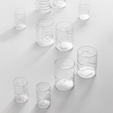 Deco Collection - Esspresso glass assorted (Box of 6)