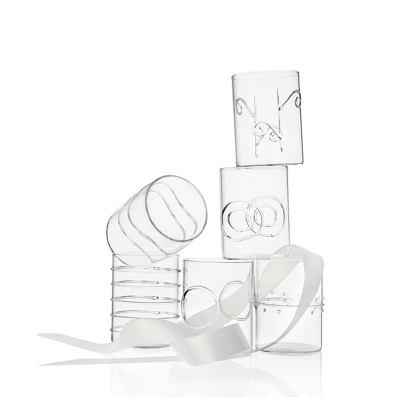 Deco Collection - Water Glass Assorted (Box of 6) by Ichendorf