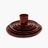 La Mere Tableware - צלחת הגשה Venetian Red (סט של 2)