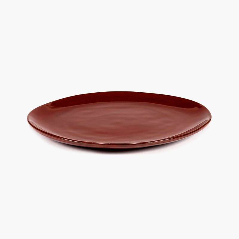La Mere Tableware - Serving Plate Venetian Red (Box of 2) by Serax