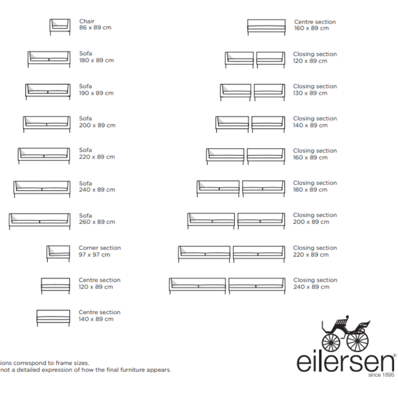 ספה Ra מאת Eilersen