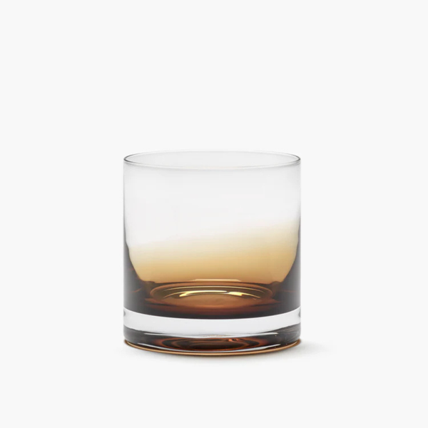 Zuma Glassware - Whisky glass amber - box of 4