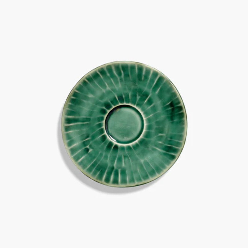 Verde Lanza Espresso Saucer (Box of 2) by Serax - Pascale Naessens