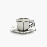Carte Blanche Espresso Cup and Saucer (Box of 2) by Serax - Annabet Philips