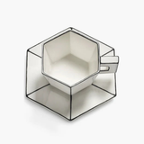 Carte Blanche Cappuccino Cup with Saucer (Box of 2)