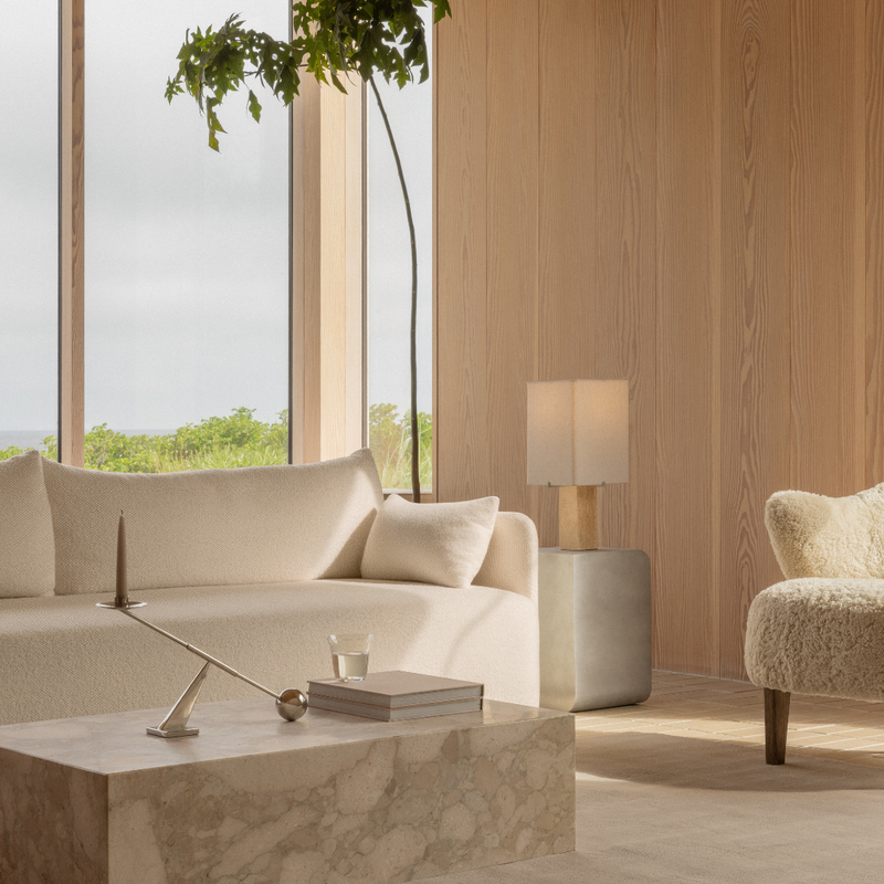 Nonna Table Lamp - Travertine -