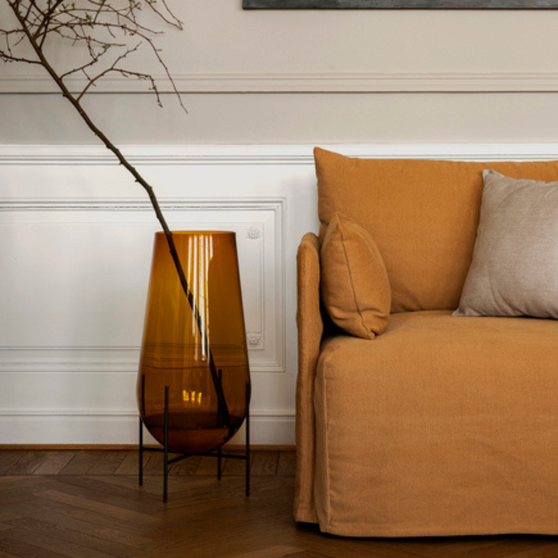 ספת אופסט עם כיסוי רופף - שלושה מושבים