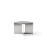 Androgyne Side Table - Ø63 - Brushed steel Base