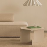 Androgyne Side Table - Ø63 - White Base