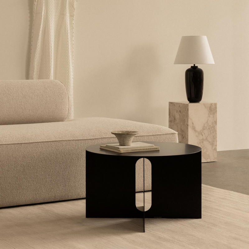 Androgyne Side Table - Ø63 - Black Base