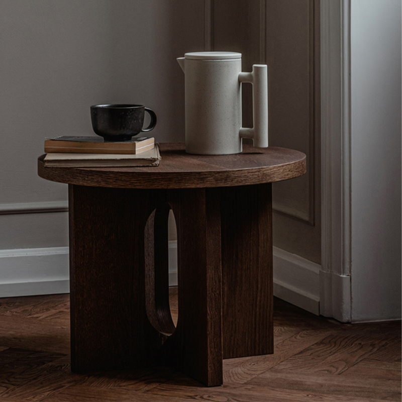 Androgyne Side Table Ø50 - Wood by Audo