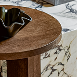 Androgyne Side Table Ø50 - Wood