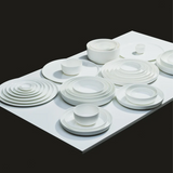 Base Dinnerware - Deep Plate Matt (Box of 4)