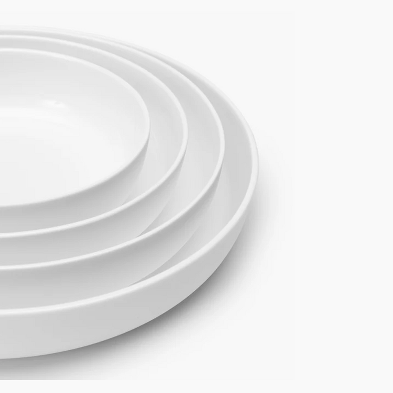 Base Dinnerware - Deep Plate Matt (Box of 4) by Serax - Piet Boon