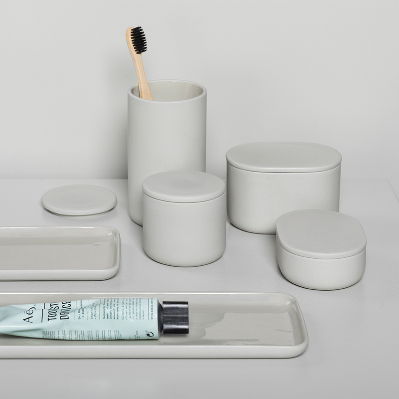 Cose - Oval Box with Lid by Serax