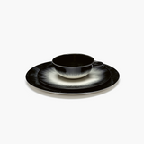 Dé Tableware by Ann Demeulemeester - צלחות שחורות (סט של 2)