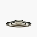 Dé Tableware by Ann Demeulemeester - צלחות שחורות (סט של 2)