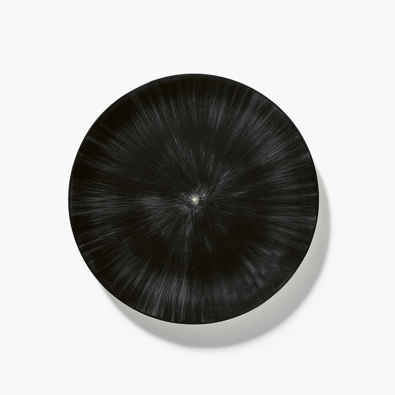 Dé Tableware by Ann Demeulemeester - Plates/Black