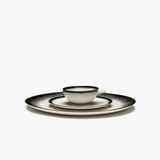 Dé Tableware by Ann Demeulemeester - צלחות שחורות (סט של 2)