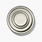 Dé Tableware by Ann Demeulemeester - צלחות שחורות (סט של 2)