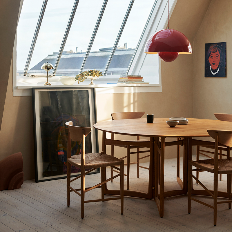 Drop Leaf Dining Table by &Tradition - Hvidt & Mølgaard