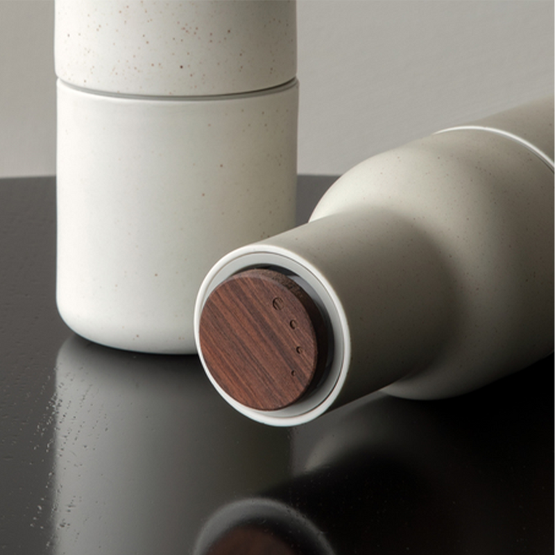 Bottle Grinder Set - Ceramic, Sand by Audo
