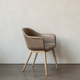 Harbour Dining Chair - Wood Base & Armrest by Audo