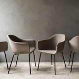 Harbour Dining Chair - Steel Base & Armrest by Audo