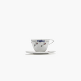 Midnight Flowers Tableware - Coffe Cup Low with Saucer (Box of 2)