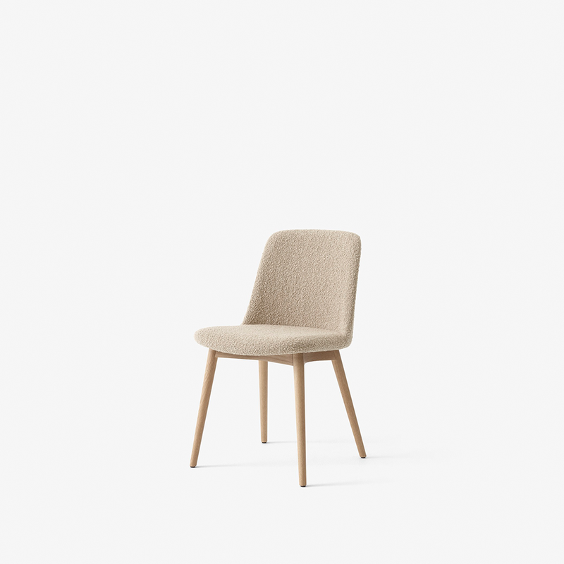 Rely Dining Chair - Upholsterd w. Wood Base