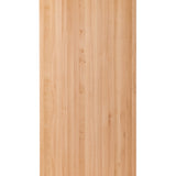 Solid natural oak tabletop of the rectangular Puffin Dining Table, displaying a light wood grain and smooth finish.