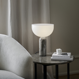 Kizu Table Lamp - Small, Grey Marble