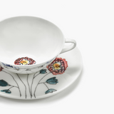 Midnight Flowers Tableware - Coffe Cup Low with Saucer (Box of 2) by Serax - Marni