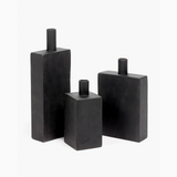 Black Moro Vases - Metal Sculptures