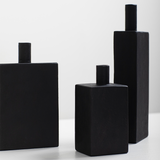 Black Moro Vases - Metal Sculptures by Antonino Sciortino
