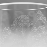 Midnight Flowers Tableware - כוס יין אדום (סט של 4)