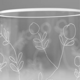 Midnight Flowers Tableware - כוס יין לבן (סט של 4)