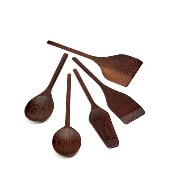 Pure Serving Spoons - 5 pcs Set by Serax