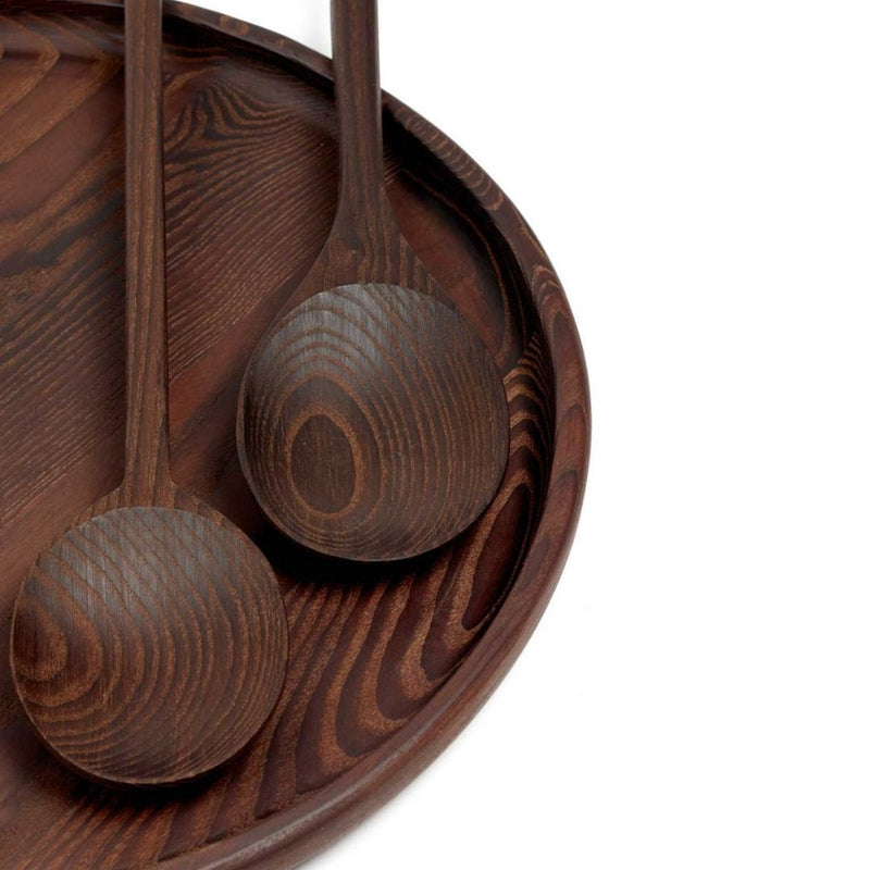 Tray Round Wood - Pure by Serax
